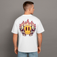 Camiseta Oversize para Hombre EA con Emoji de Fuego