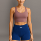 Shorts de yoga AE pour femme - Bleu