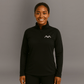 Sudadera con cremallera corta para mujer AE