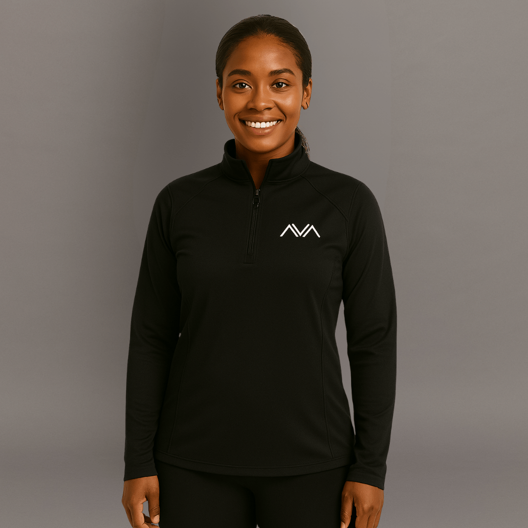 Sudadera con cremallera corta para mujer AE