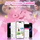 Vibradores de pezones BloomSync con control de aplicación – 9 modos, manos libres