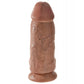 King Cock 9" trapu - Couleur chair