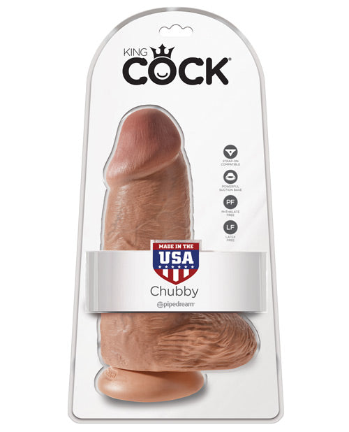King Cock 9" trapu - Couleur chair