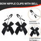 Juego de pinzas para pezones y collar BowBelle BDSM