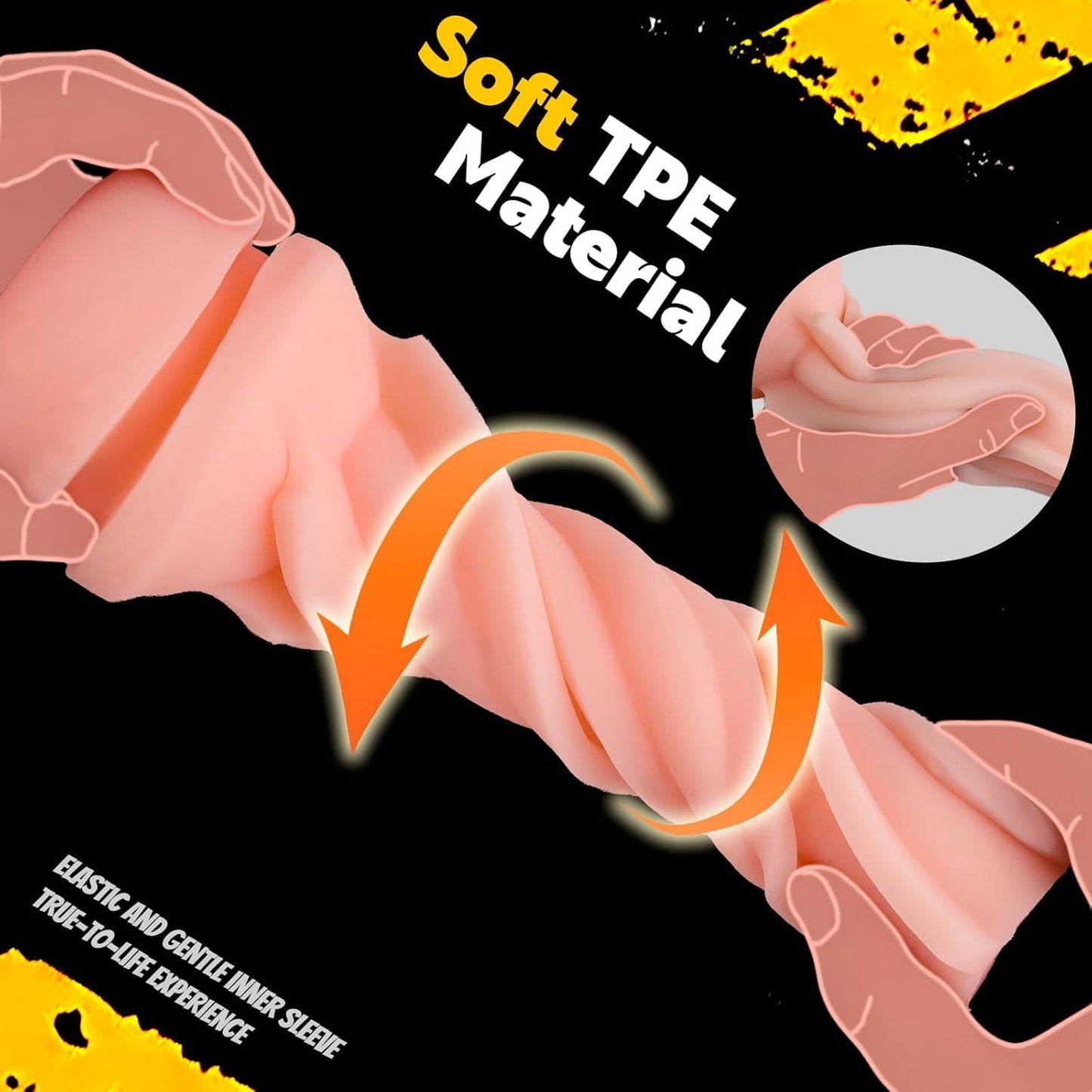 DeepCore Anal Pocket Pussy 8.5" Textured Male Stroker