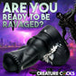 Dildo de silicona de veneno de Creature Cocks - Negro