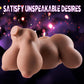 NoctaBelly Brown 4-Hole TPE Prolapse Torso Sex Doll