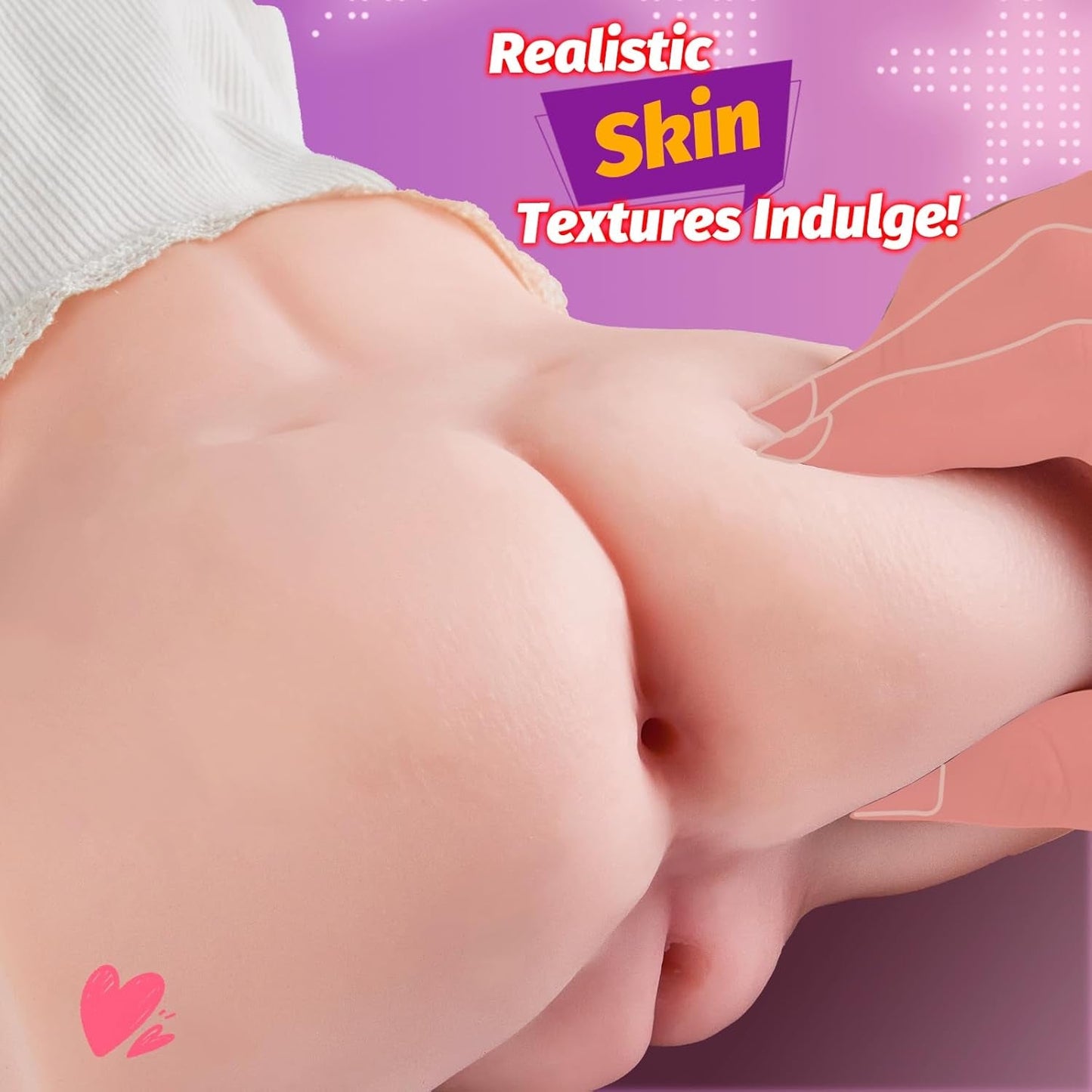 SilhouetteSplit Portable Double Canal Mâle Masturbateur Poupée Sexuelle 1,9 kg