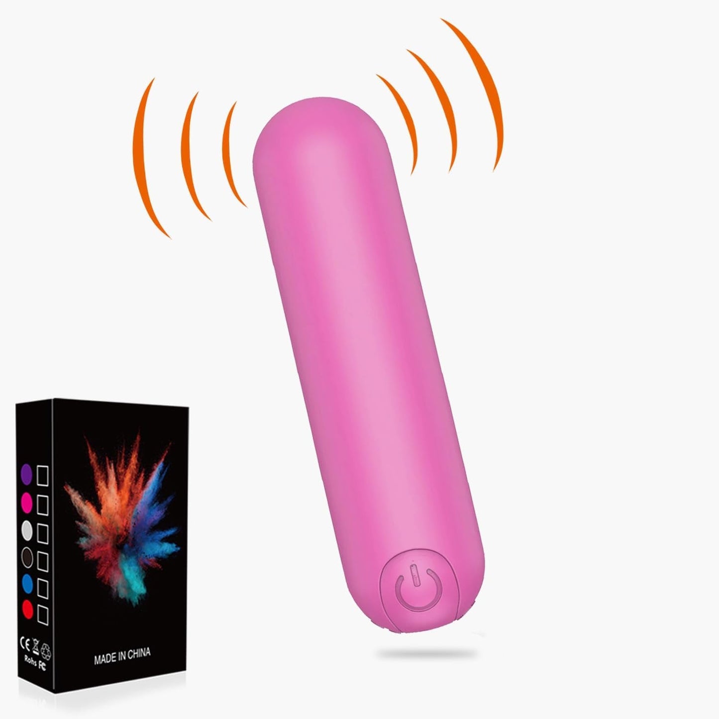 Mini vibrador bala PocketPulse 10 modos silencioso y resistente al agua