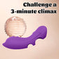 Vibrador de dedo para gatos KittyCurve 10 modos impermeable morado