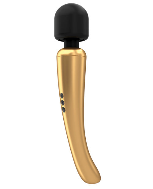 Vibrador de varita recargable Dorcel Megawand - Dorado