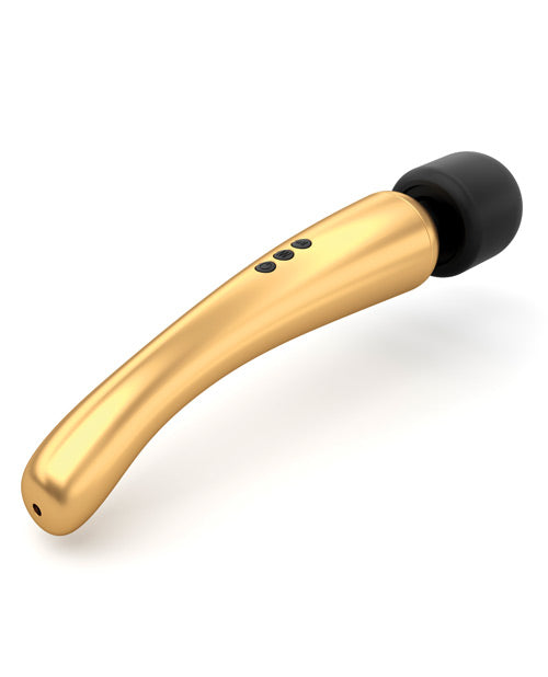 Vibrador de varita recargable Dorcel Megawand - Dorado