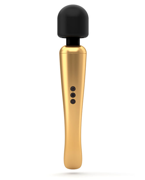 Vibrador de varita recargable Dorcel Megawand - Dorado