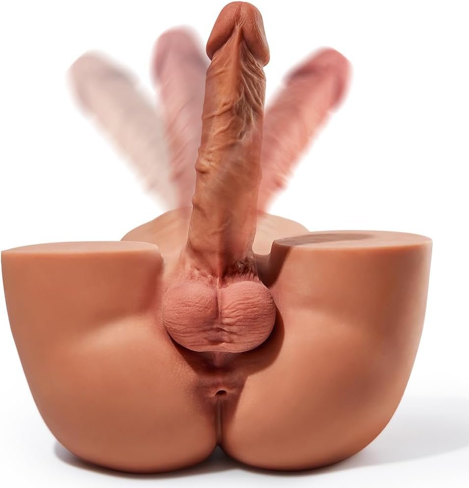 DualCoreX Muñeco sexual masculino Torso Dildo de 7 pulgadas 11 LB