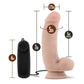 Coverboy El mariscal de campo Dildo vibrador de 7" - Vainilla