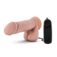 Coverboy Le gardien de but 20 cm Godemiché vibrant - Vanille
