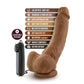 Coverboy The Boxer 9" Dildo Vibrador - Mocha