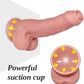 Prépuce 8 pouces Dildo réaliste en silicone avec ventouse