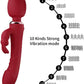 VioletTriad Triple Stimulation Rabbit Dildo Wand