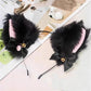 MidnightKink Kit BDSM de 12 piezas con cola, plug anal y set de sujeciones