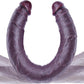 Dildo de doble extremo de silicona gruesa ObsidianCore de 19.7" XXL