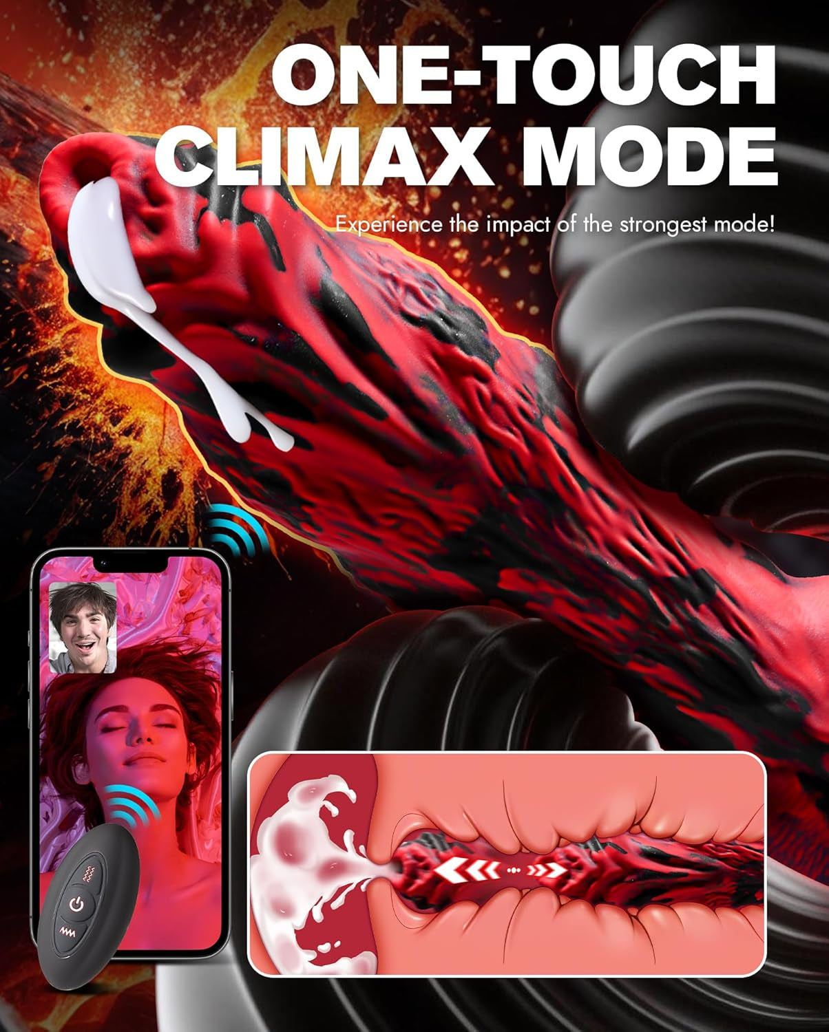Vibromasseur Pénétrant Monstre Fantaisie BeastPulse