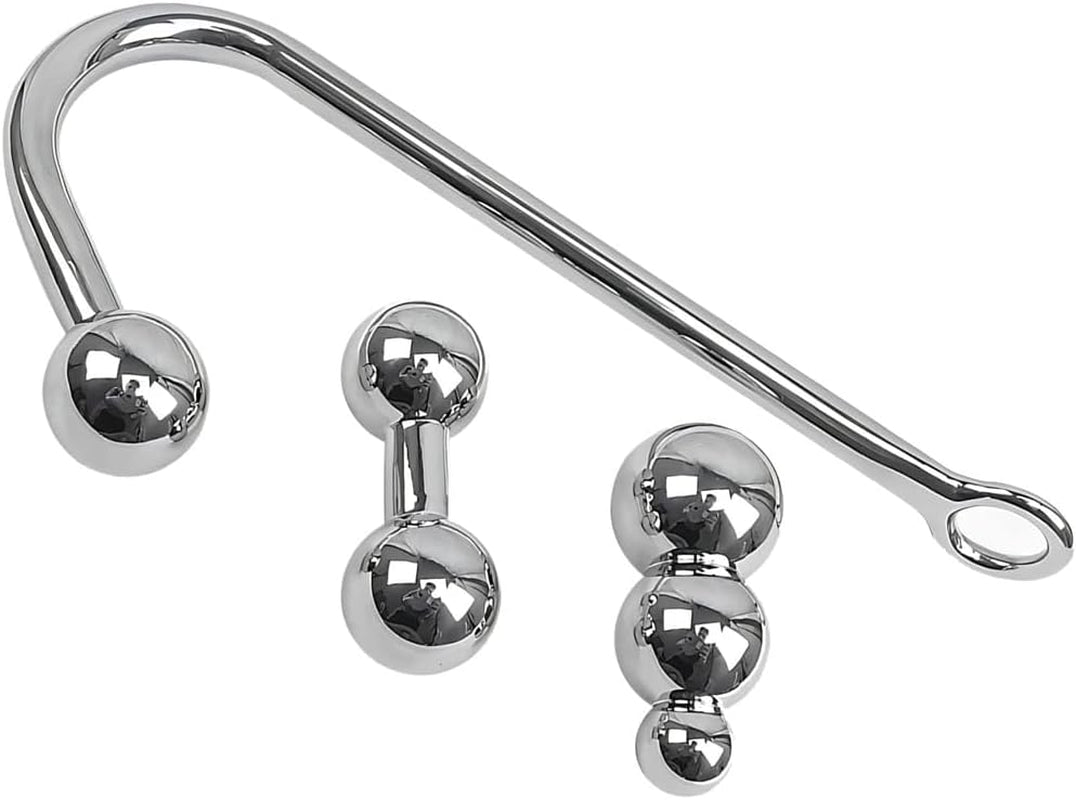 Gancho anal de acero inoxidable de 3 bolas SteelShift