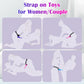 TriFit Adjustable Strap-On Harness with 3 Dildos