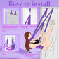 ComfortGrip Door Sex Swing with Cushions & Restraints