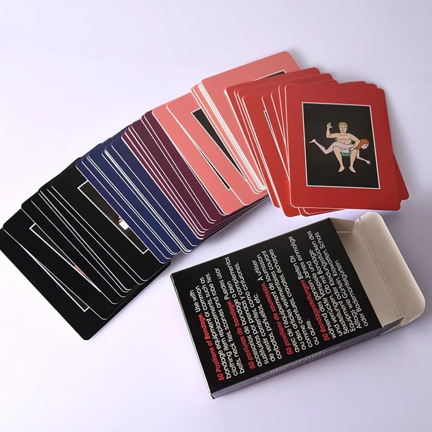 Cartas de Posiciones Sexuales BDSM de VelvetDare