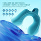 DualiX Vibrador de dedo de doble motor 10 modos resistente al agua