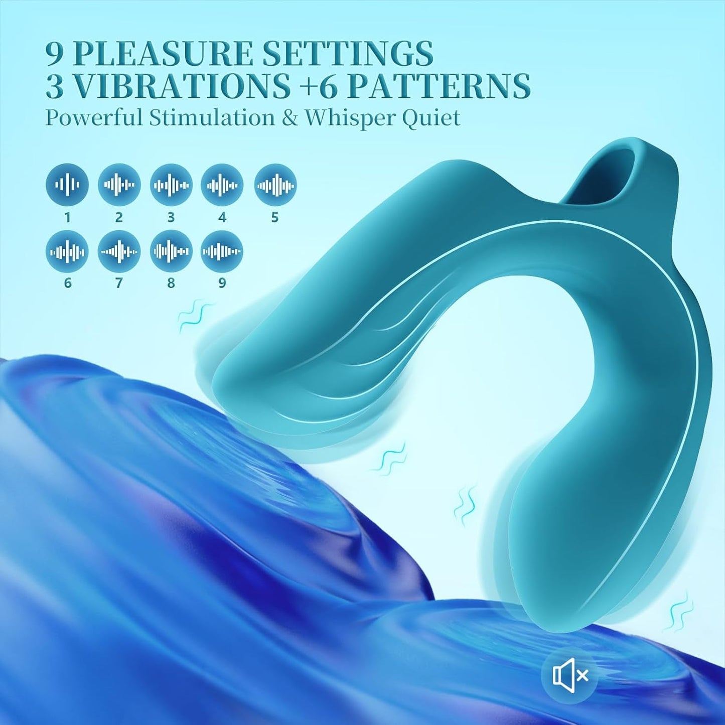 DualiX Vibrador de dedo de doble motor 10 modos resistente al agua