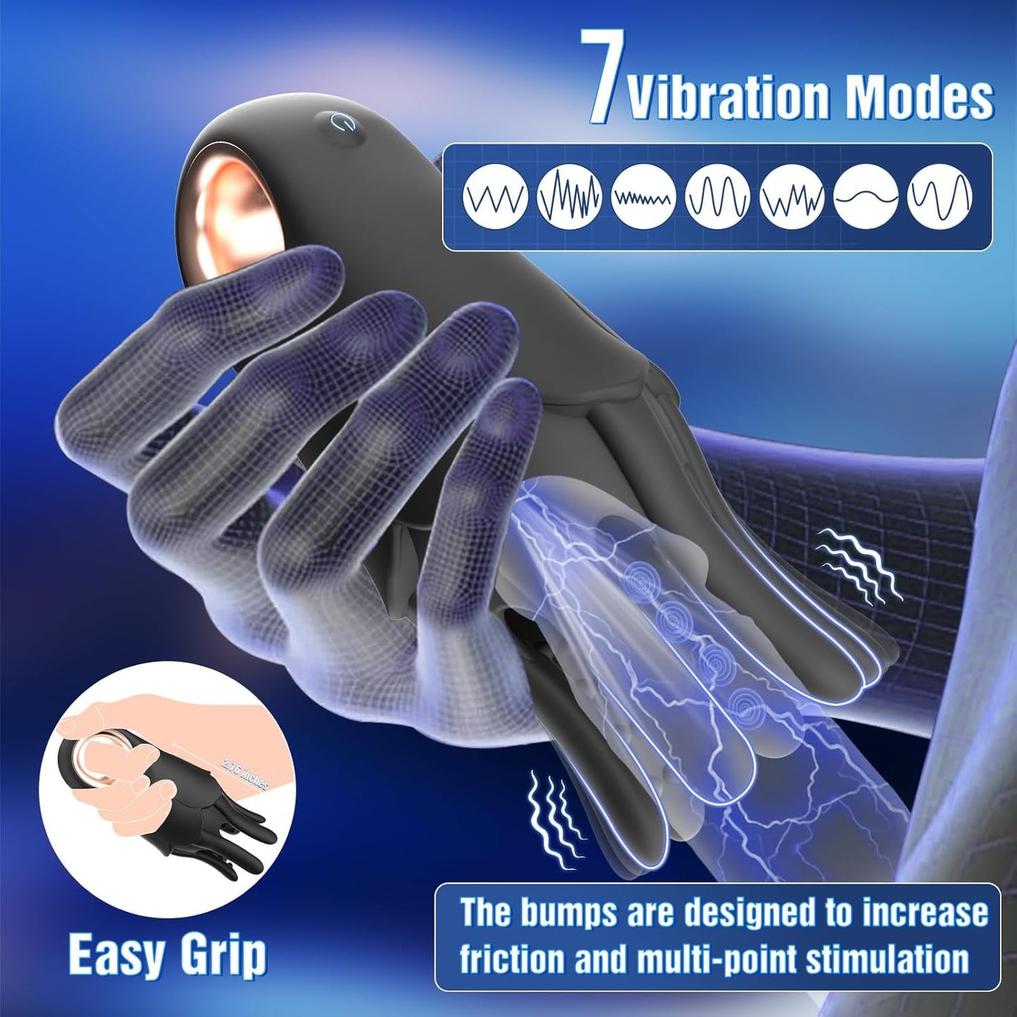 OctoGrip Male Tentacle Training Vibrator
