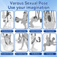 Columpio sexual de techo VirexaX 360° con cojín ancho