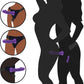 AmoraX Double Strap-On Dildo Harness Purple