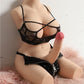NovaCurve Torso de muñeca sexual transgénero 3 en 1 con dildo enorme