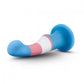 Dildo de silicona Blush Avant P2 Orgullo Transgénero - Azul verdadero