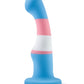 Dildo de silicona Blush Avant P2 Orgullo Transgénero - Azul verdadero