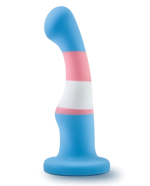 Dildo de silicona Blush Avant P2 Orgullo Transgénero - Azul verdadero