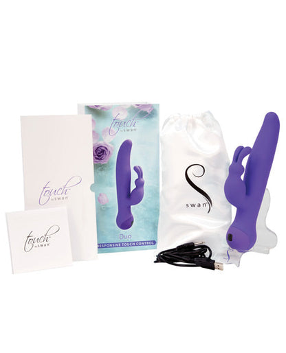 Vibromasseur Lapin Duo Touch by Swan - Violet