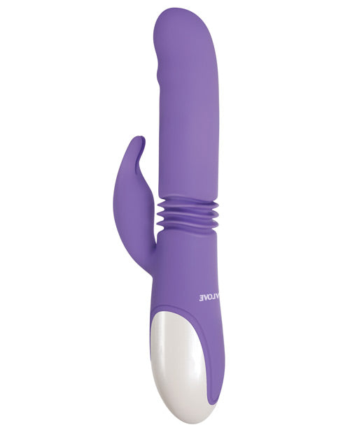 Vibrador Conejito Grueso y Penetrante - Morado