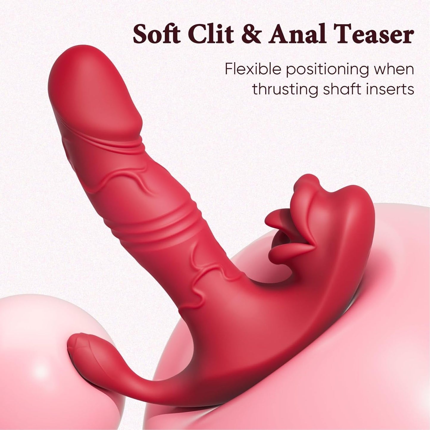 Vibrador Llevable Propulsor de Triple Estimulación ThrustMuse