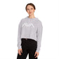Sudadera con capucha corta UA elegante para mujer