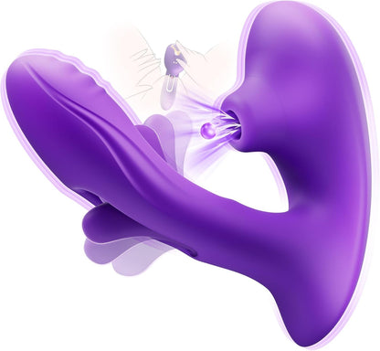 SensaWave 3-in-1 Suction Vibrator Flapping 10 Modes Waterproof