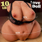 TerraCurve BBW Muñeca Sexual Stroker de Doble Canal 10LB