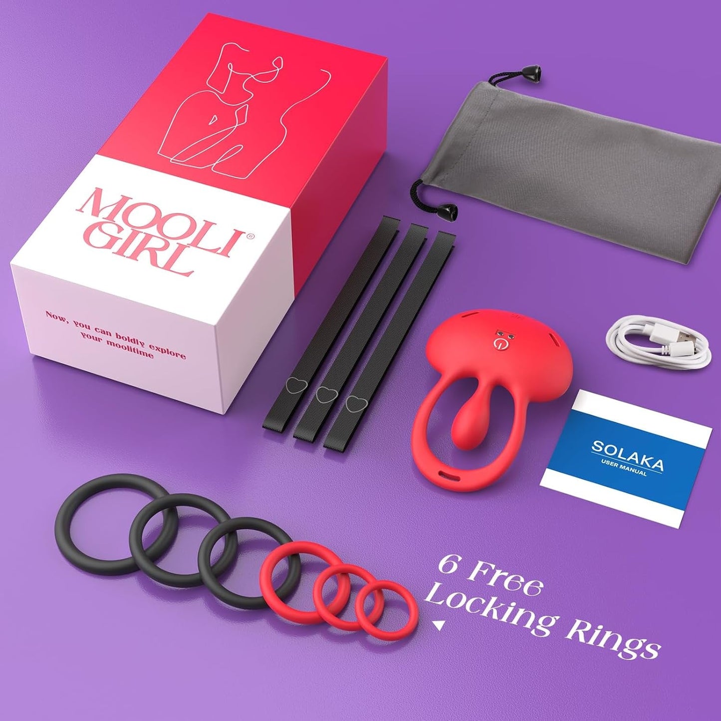 Anillo para pene PulseCoreXI, estimulador de clítoris, control remoto, 9 modos, juego