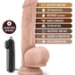 Dr. Jay Pene Vibrador de 8,75" - Vainilla