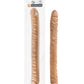 Dr. Skin 18" Dildo Doble - Mocha