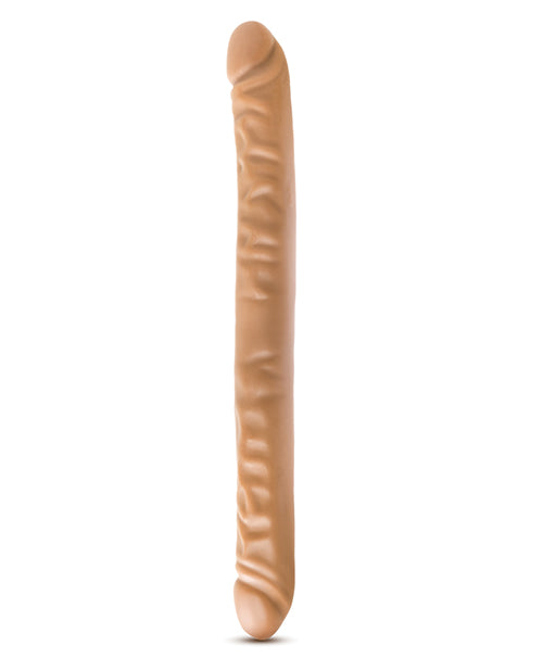 Dr. Skin 18" Dildo Doble - Mocha