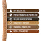 Dr. Skin 18" Dildo Doble - Mocha